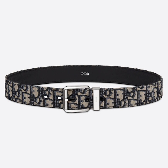 Black and Beige Dior Oblique Jacquard, 35 MM - Picture 5 of 5